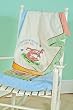Scene Weavers Pickles Guess How Much I Love You Rabbit and Bunny Baby Blanket, , 30 X 40"