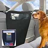 VEHICLE PET BARRIER WITH STORAGE POCKETS (AS YOU DRIVE KEEP YOUR PET SAFE!) 
