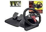Revue Trust Computer Products 16065 / Trust Vibration Feedback Steering Wheel PC-PS2-PS3 GM-3400 - Ensemble volant et pédales - 12 bouton(s) - Sony PlayStation 2, PC, Sony PlayStation 3