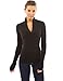 PattyBoutik Women's Ribbed Cowl Neck Long Sleeve Sweater