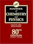 CRC Handbook of Chemistry and Physics 80th Edition