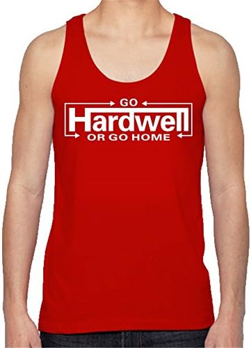 McEvain Hardwell Mens Tank Top A0172 Cotton Tshirts Red XXL
