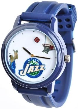 NBA Utah Jazz Shooting Ball Blue Watch and Band