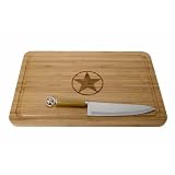 BAM Cutting Board and Knife - Western Star by 