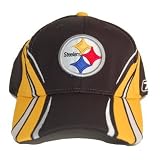 Reebok Pittsburgh Steelers Black Team Logo Structured Flex Hat