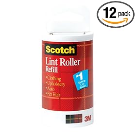 Buy 3M Scotch Household Lint Roller Refill, 56-Count (Pack fo 12) by Scotch-Brite