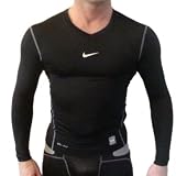 Nike Pro Combat Dri Fit Compression Baselayer/Top, Black