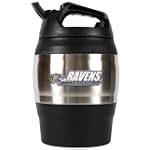 SAVE $2.22 - Baltimore Ravens Sport Jug - Sliver/ Black $37.77