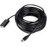 HDE 50 ft. High-Speed 480Mbps USB 2.0 Type A Male to A Female Extension Cable w/ Active Repeater (50 FT)