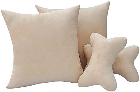 Lontano New Version Lovely Car Auto Head Neck Rest and Cushion Headrest Pillow Pad - 4 pack(beige)