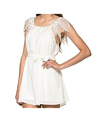 Chiffon Off the Shoulder Lace Evening Dress/Party Dress/Mini Dress 