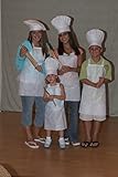 Joyfull "Linen-look" Children's Apron, 10 Pack, Disposable