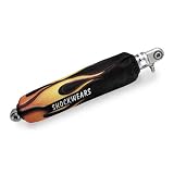 Outerwears Shock Covers - Flames Black 45-1121-24 by Outerwears