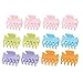 Uxcell 12 Piece Plastic Ladies 10 Claws Mini Hair Clip/Clamp, 1.1 Inch, 0.09 Pound