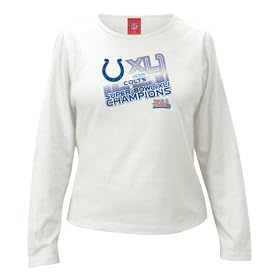 Indianapolis Colts Super Bowl XLI Champions Ladies XLI Motion Long Sleeve Tee