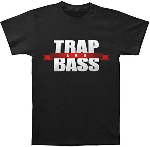 Trap And Bass Men's Logo T-shirt Small Black