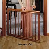 Evenflo Home Decor Wood Gate - Dark Auburn