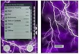 Apocalypse Violet Design Protective Decal Skin Sticker for Sony Digital Reader PRS-505 Models