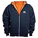 dunbrooke Men's Navy Denver Broncos Craftsman Thermal-Lined Full-Zip Hoodie