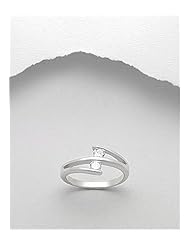 CZ Ring In 92.5 Sterling Silver