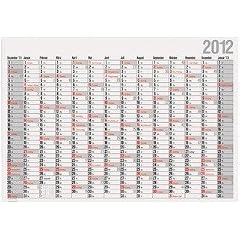 Glocken Plakatkalender 98x68,5cm 14 Monate Kalendarium 2012