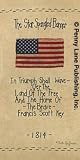 Star Spangled Banner - Artist: Vicki Huffman - Image Size: 10.00 by 15.11 inches - stretched USA orders only