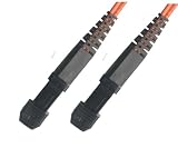 1M Multimode Duplex Fiber Optic Cable (62.5/125) - MTRJ to MTRJ