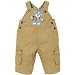 Baby : football bear overalls(flax 12mos)