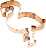 Old River Road Flamingo Shape Cookie Cutter, Copper