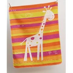 Babydecke juwel Giraffe orange/ pink 70 x 90 cm David Fussenegger 6134/13