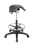 Pneumatic Drafting Chair with Adjustable Foot Ring
