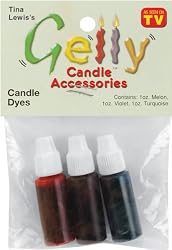 Dye Assortment 1 Oz. Bottle 3-Pack: Violet, Turquoise, Melon