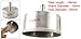 uxcell Glass Plate Silver Tone Diamond Tipped Hole Saw 65mm