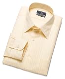  : Dockers Men's Dobby Stripe Shirt, Yellow, 18 - 34/35