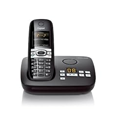 Gigaset CX610A ISDN Schnurlostelefon (4,6 cm (1.8 Zoll) TFT-Farbdisplay, Anrufbeantworter, Babyalarm, Eco-Mode, Freisprecheinrichtung) pianoschwarz