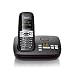 Gigaset CX610A ISDN Schnurlostelefon (4,6 cm (1.8 Zoll) TFT-Farbdisplay, Anrufbeantworter, Babyalarm, Eco-Mode, Freisprecheinrichtung) pianoschwarz