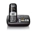 Gigaset CX610A ISDN Schnurlostelefon (4,6 cm (1.8 Zoll) TFT-Farbdisplay, Anrufbeantworter, Babyalarm, Eco-Mode, Freisprecheinrichtung) pianoschwarz