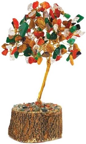 Mixed Agate Gemstone Tree