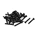 uxcell M6 x 40mm Alloy Steel Hex Socket Button Head Machine Screws Black 40 Pcs