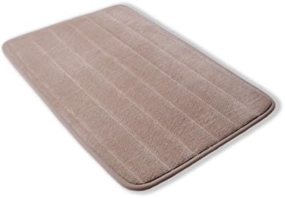 DuraGood® Premium Microfiber Eco-Friendly Memory Foam Bath Mat (20" x 30") Taupe
