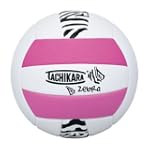 Tachikara SofTec Zebra Volleyball - Pink