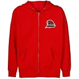 NCAA Miami University RedHawks Youth Red Logo Applique Full Zip Hoody