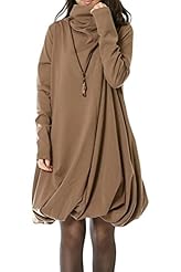 Petite Spring 2015 Cotton/Spandex Turtleneck Tunic 