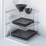 Organize It All Chrome Corner-Shelf 1824