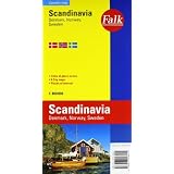Falk L�nderkarte Skandinavien / D�nemark / Norwegen / Schweden 1:800 000von "Falk"