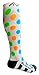 A-Swift 1-Pair Below Knee High Socks, Polka Dot