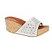 Coshare Women's Fashion Various Cork Wedge Slide On Platform Open Toe Sandals
