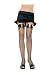 Sexy Industrial Fishnet Thigh High Stocking Swith Gangster Dollar Sign And Bow Top Li...