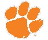 Clemson Tigers Team Auto Window Decal (12 x 10 -inch)
