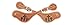 The Colorado Saddlery Kids 26-5101Lt Trinity Cross Strap, Light Brown